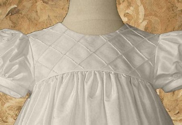 26" Silk Dupioni Dress w/lattice bodice, Baptism Outfit,Baptism and Christening Outfits, Dresses & Suits. — Blessed Celebration