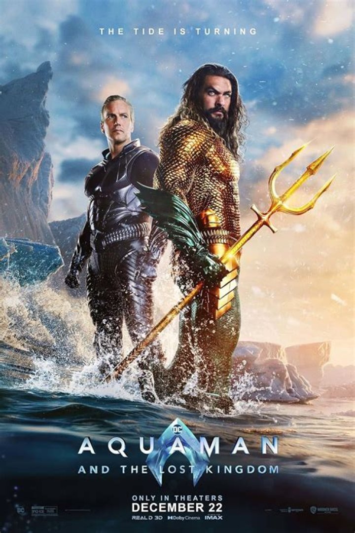A new ‘Aquaman And The Lost Kingdom’ poster was spotted at CinemaCon