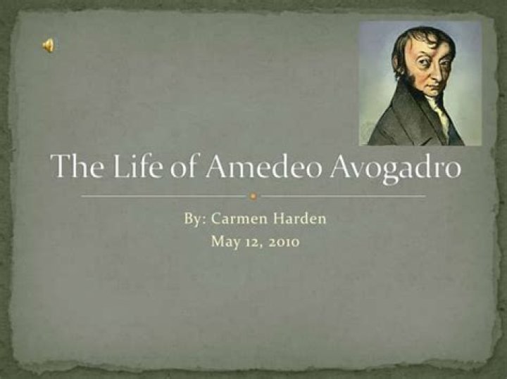 Amedeo Avogadro Biography - Childhood, Life Achievements & Timeline