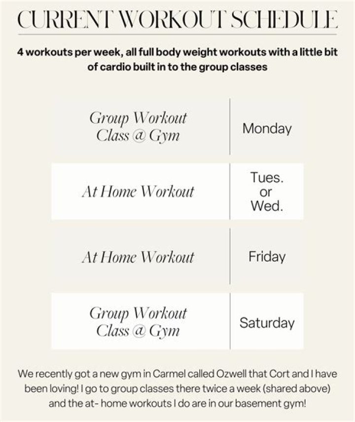 Ashy Bines in Two-Piece Workout Gear Shares "Current Workout Routine"