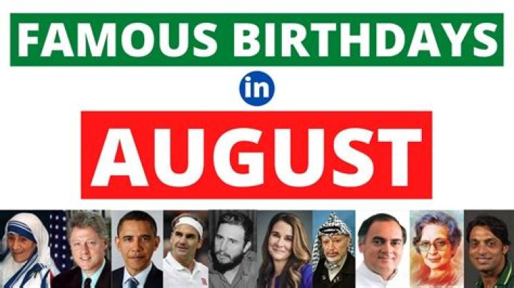 August 24 Birthdays Of Famous People