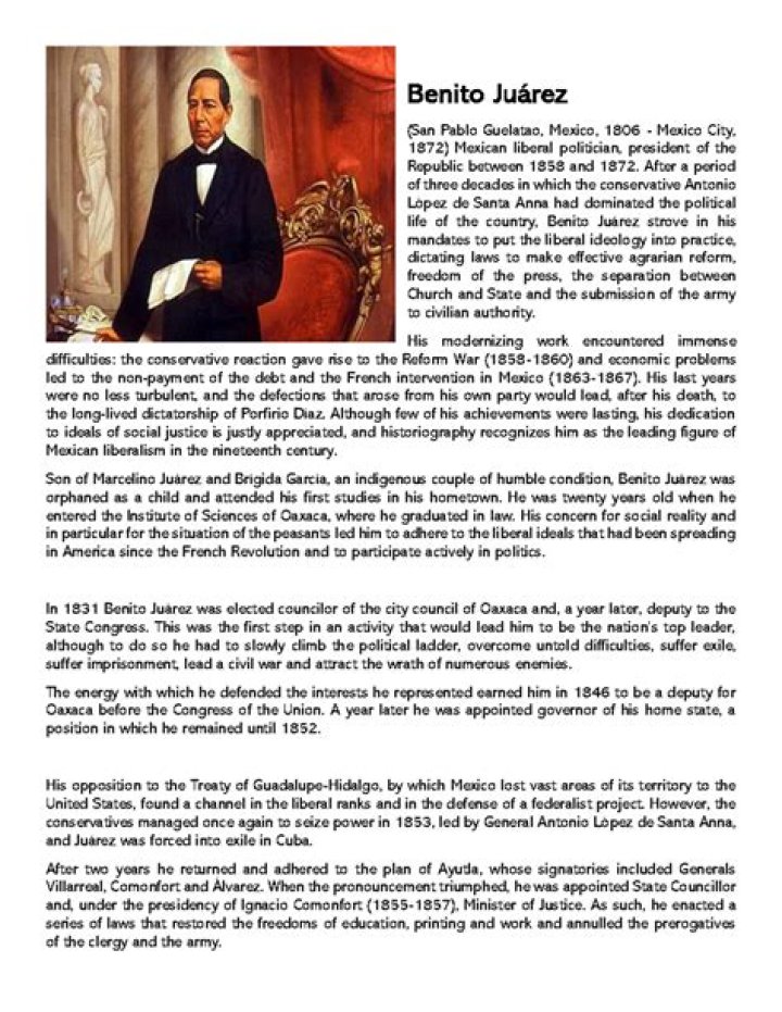 Benito Juarez Biography - Childhood, Life Achievements & Timeline