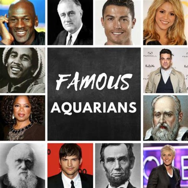 Famous Aquarius Celebrities & Eminent Personalities