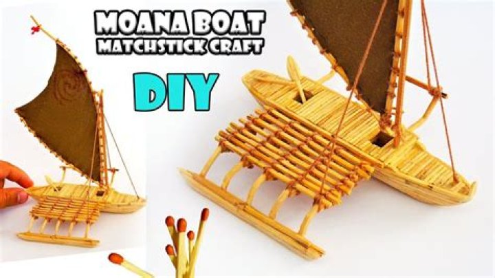 How do you make a Moana boat out of Popsicle sticks? – Celebrity