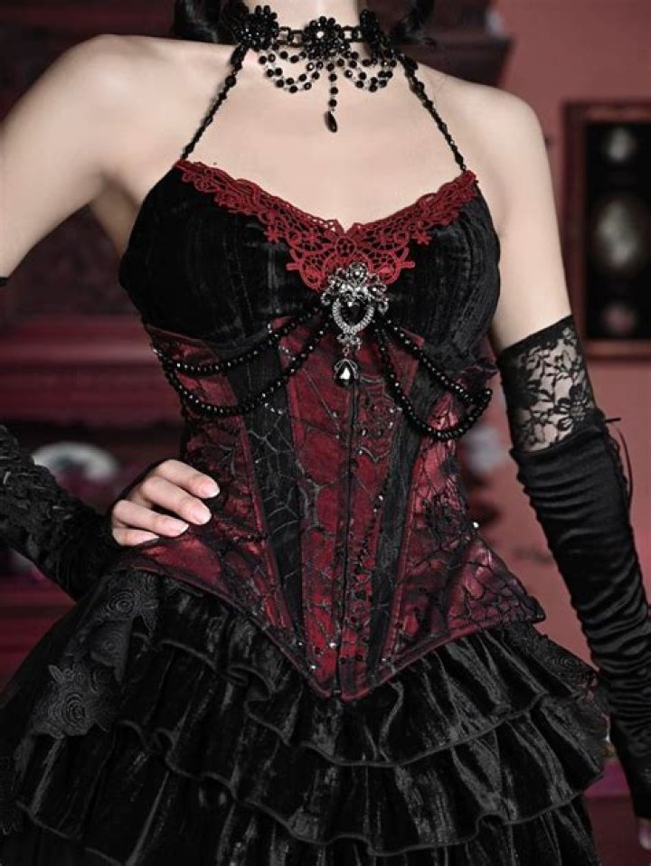 In The Photograph, Madonna Is Wearing A Black Lace Corset