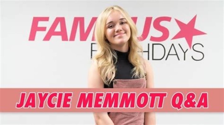 Jaycie Nicole Memmott Biography - Facts, Childhood, Family Life & Achievements
