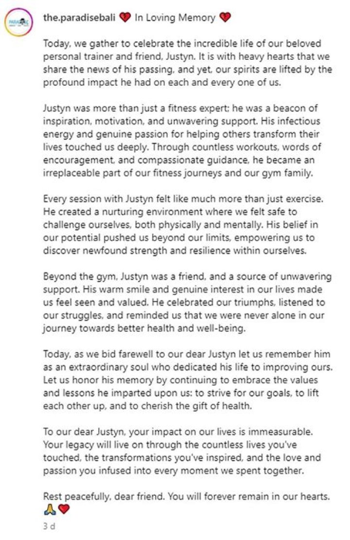 Justyn Vicky Wiki, Obituary, Age, Girlfriend, Parents & More