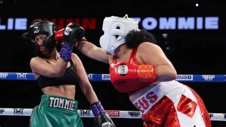 Natalie Nunn clocks Tommie Lee, but chaotic celebrity boxing match fails to end their rivalry