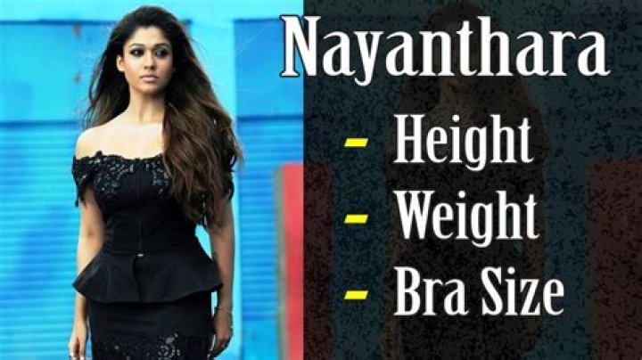 Nayanthara Bra Size, Age, Weight, Height, Measurements