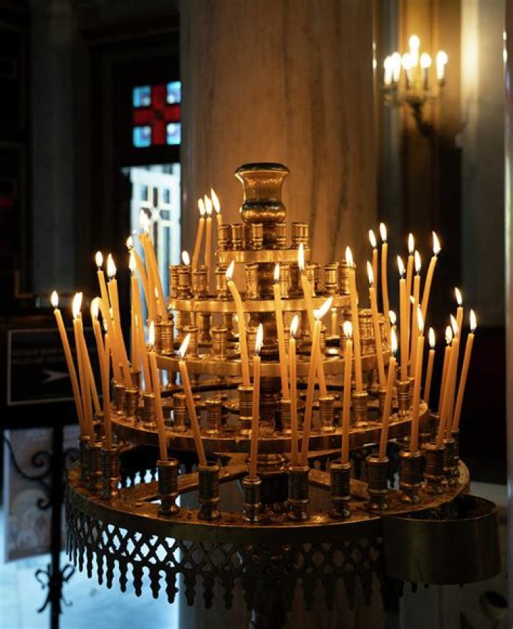 Orthodox Trikeri Candelabra — Blessed Celebration