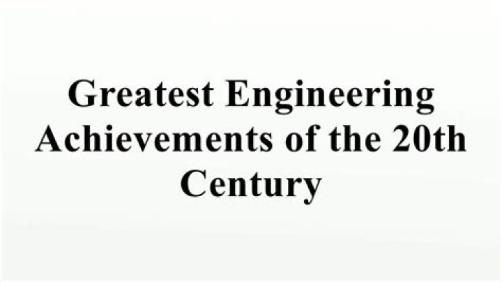 The Greatest 20th Century Engineers