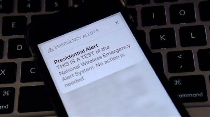 When was the last nationwide emergency alert test?